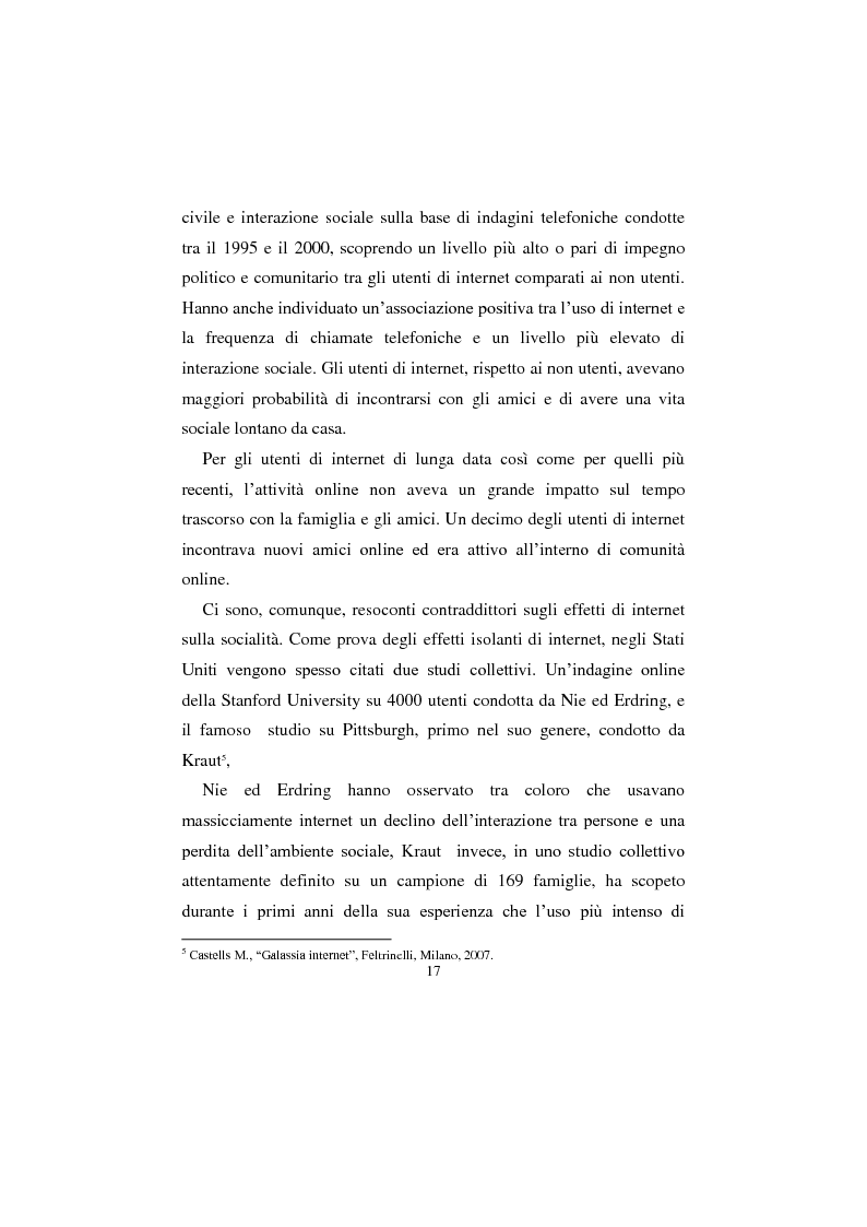 Anteprima della tesi: Comunicazione no profit online, Pagina 13