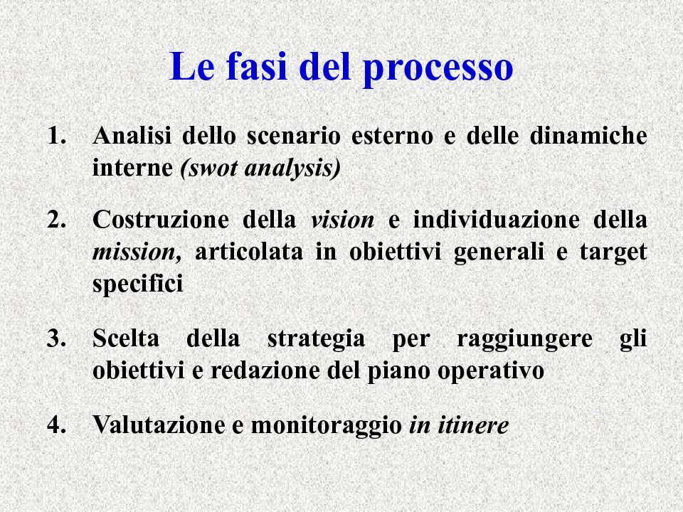Anteprima della tesi: La pianificazione strategica nelle amministrazioni pubbliche locali: stato dell'arte in un campione di enti, Pagina 6