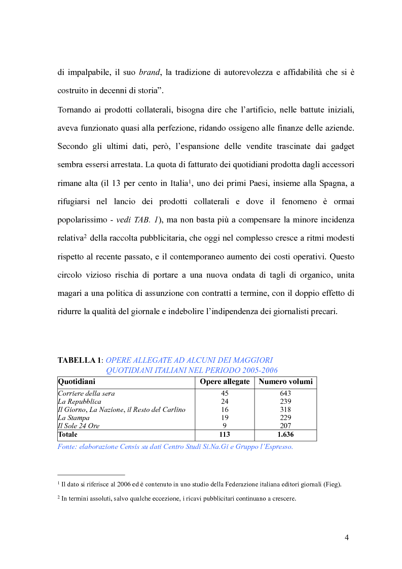 Anteprima della tesi: Esame di Internet per l'impero di carta. Le strategie dei giornali per evitare il naufragio, Pagina 5