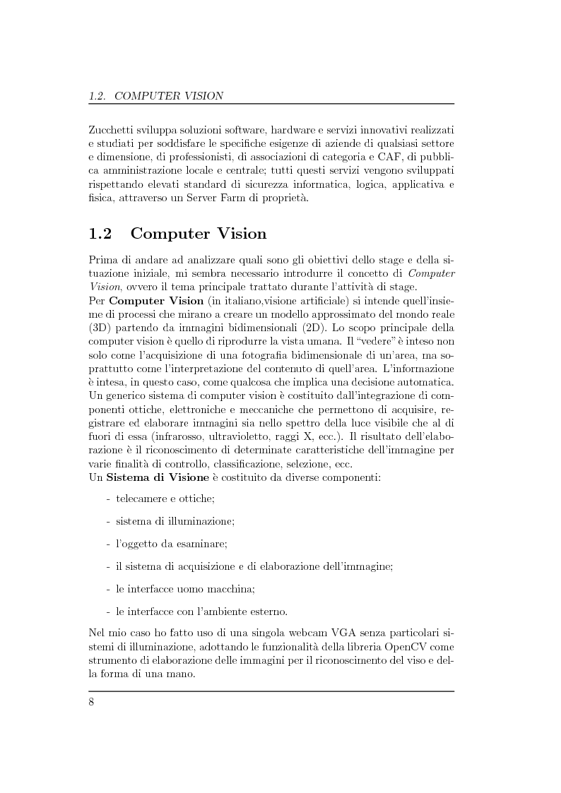 Anteprima della tesi: Computer Vision - Principi di Head Detection e di Hand Tracking, Pagina 3