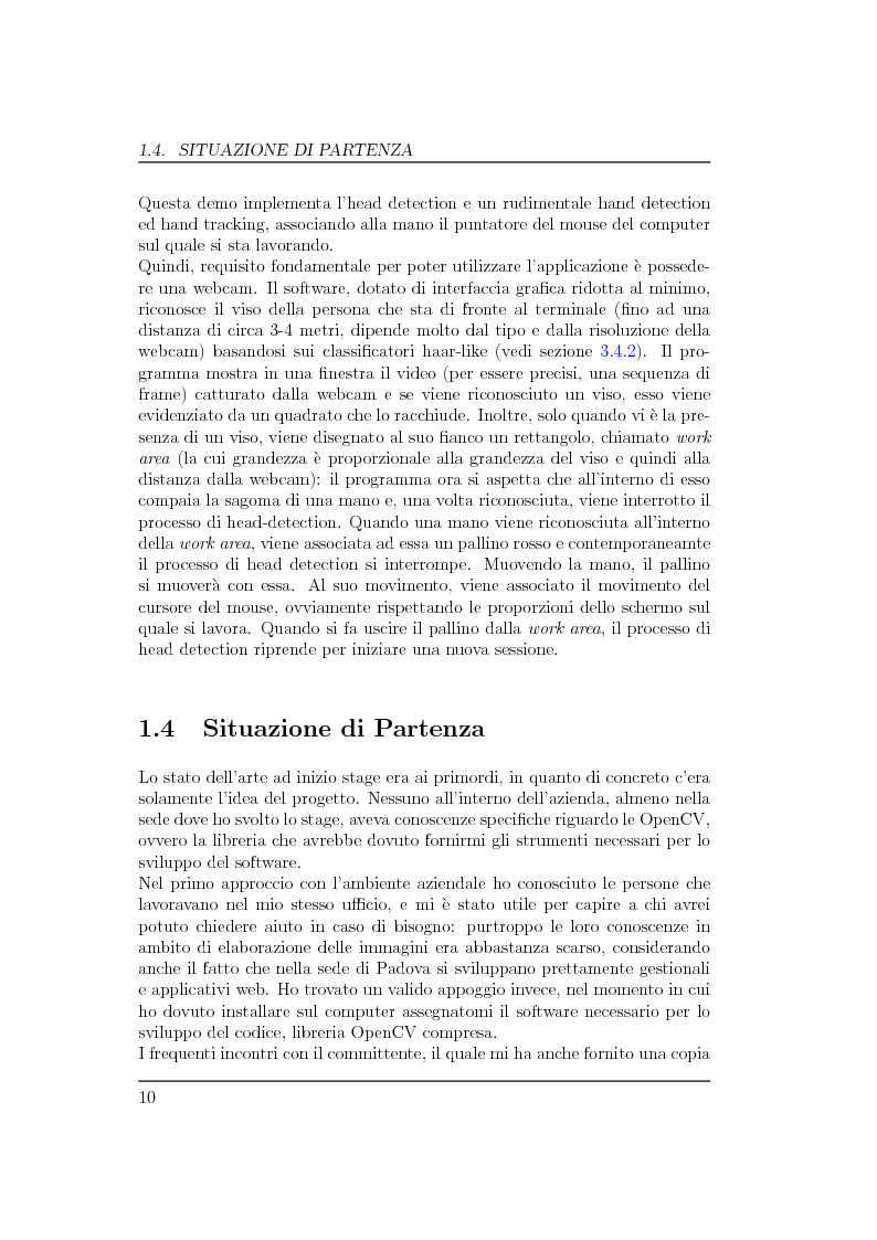 Anteprima della tesi: Computer Vision - Principi di Head Detection e di Hand Tracking, Pagina 5