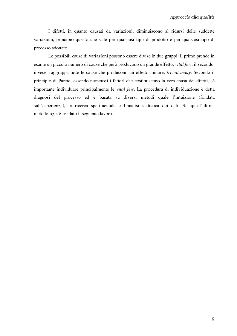 Anteprima della tesi: Post-processing statistico di dati provenienti da un sistema di rilevamento ottico on-line, Pagina 8