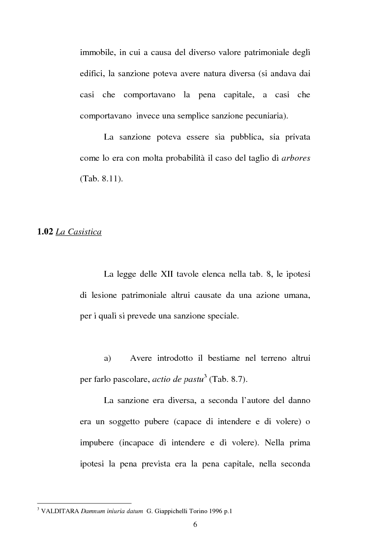 Anteprima della tesi: La Lex Aquilia, Pagina 5