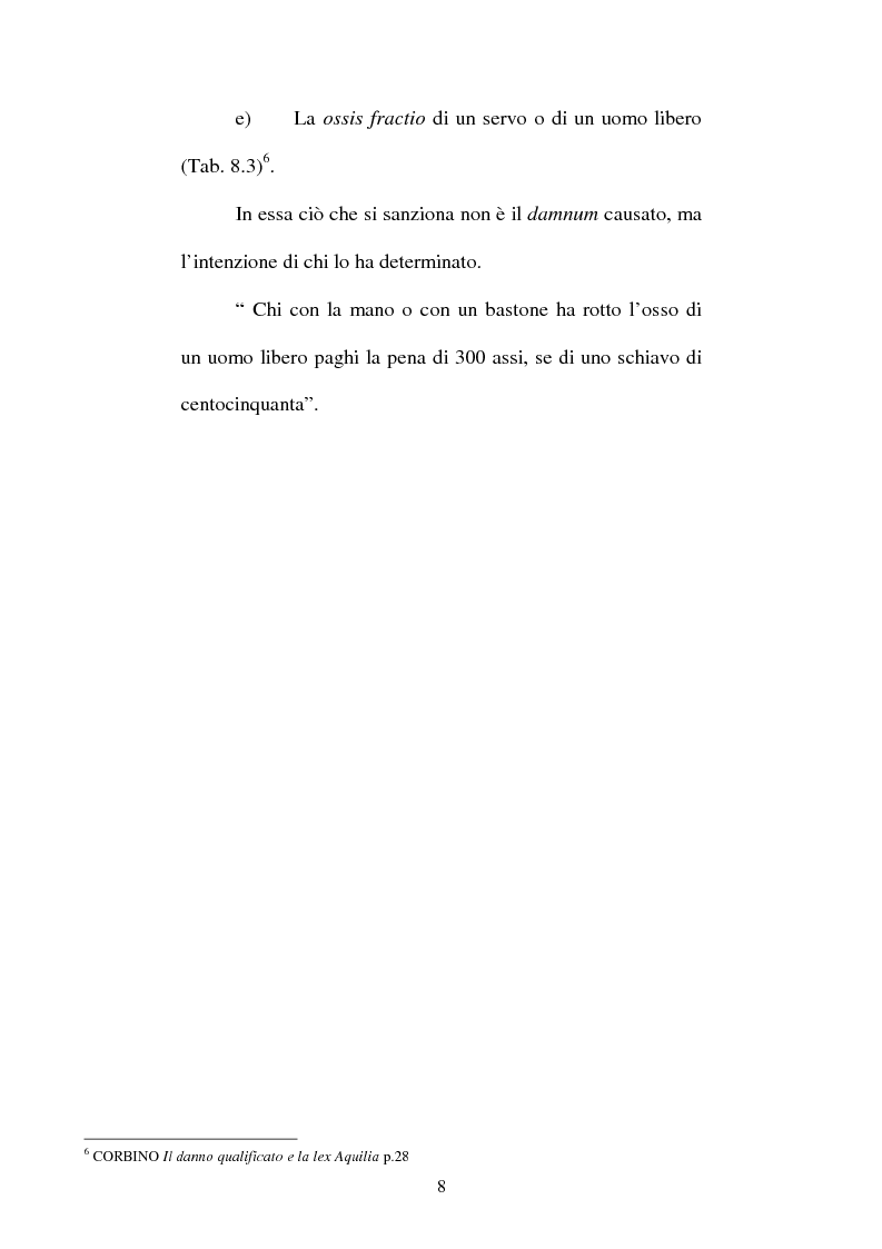 Anteprima della tesi: La Lex Aquilia, Pagina 7