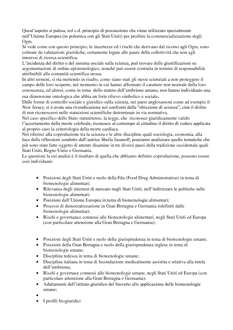 Anteprima della tesi: Governance e biotecnologie, Pagina 3