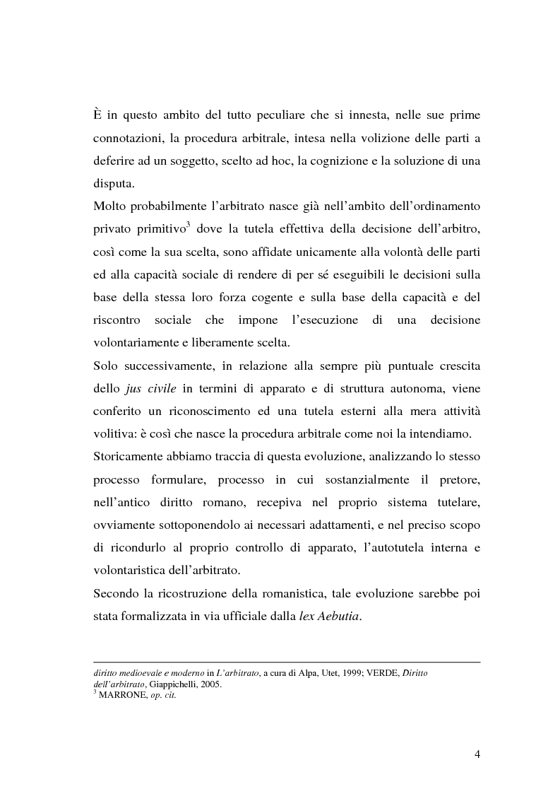 Anteprima della tesi: L'istituto dell'arbitrato e la minaccia di abolizione nelle controversie relative ad appalti pubblici, Pagina 5