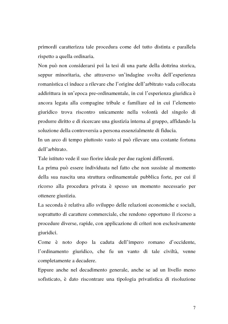 Anteprima della tesi: L'istituto dell'arbitrato e la minaccia di abolizione nelle controversie relative ad appalti pubblici, Pagina 8