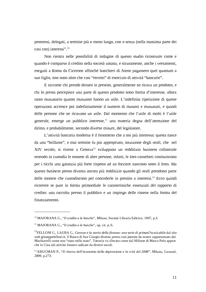 Anteprima della tesi: La disciplina pubblica del credito, Pagina 8
