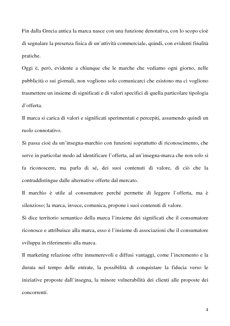 Anteprima della tesi: Le carte di fedeltà. Il micromarketing e la fidelizzazione del cliente., Pagina 3