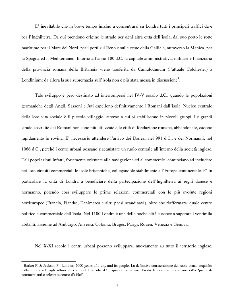 Anteprima della tesi: Dinamiche e prospettive europee del porto di Londra, Pagina 3