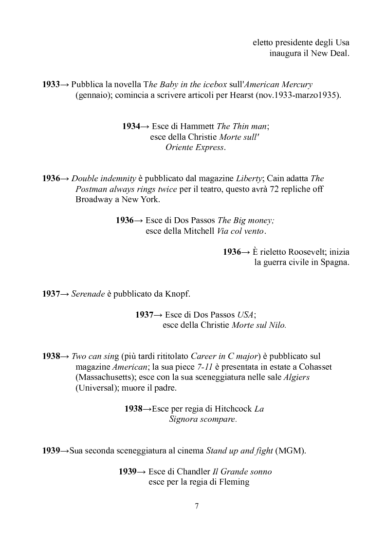 Anteprima della tesi: James M. Cain e il cinema, Pagina 6