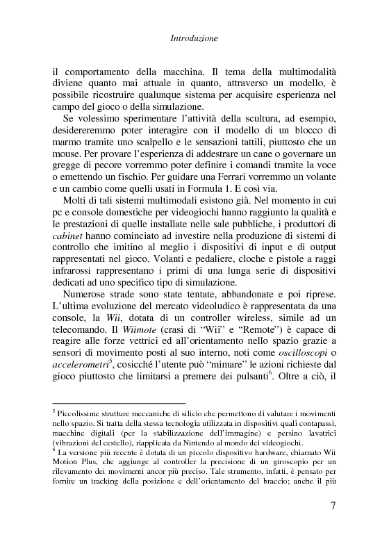 Anteprima della tesi: WIInterfaces. Usablità delle interfacce di gioco e nuove frontiere delle piattaforme di gaming, Pagina 6
