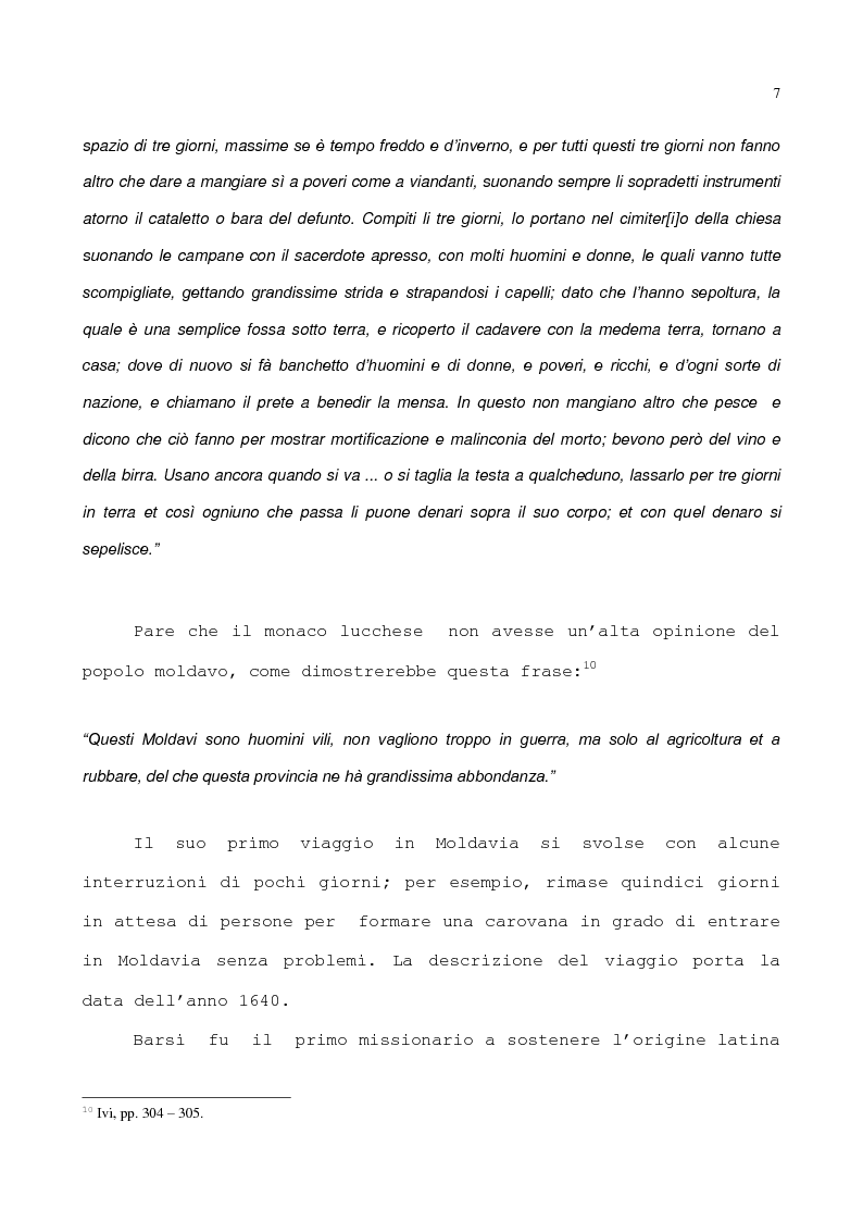 Anteprima della tesi: Viaggiatori italiani nei principati romeni tra XVII e XVIII sec.: Anton Maria Del Chiaro, Pagina 7
