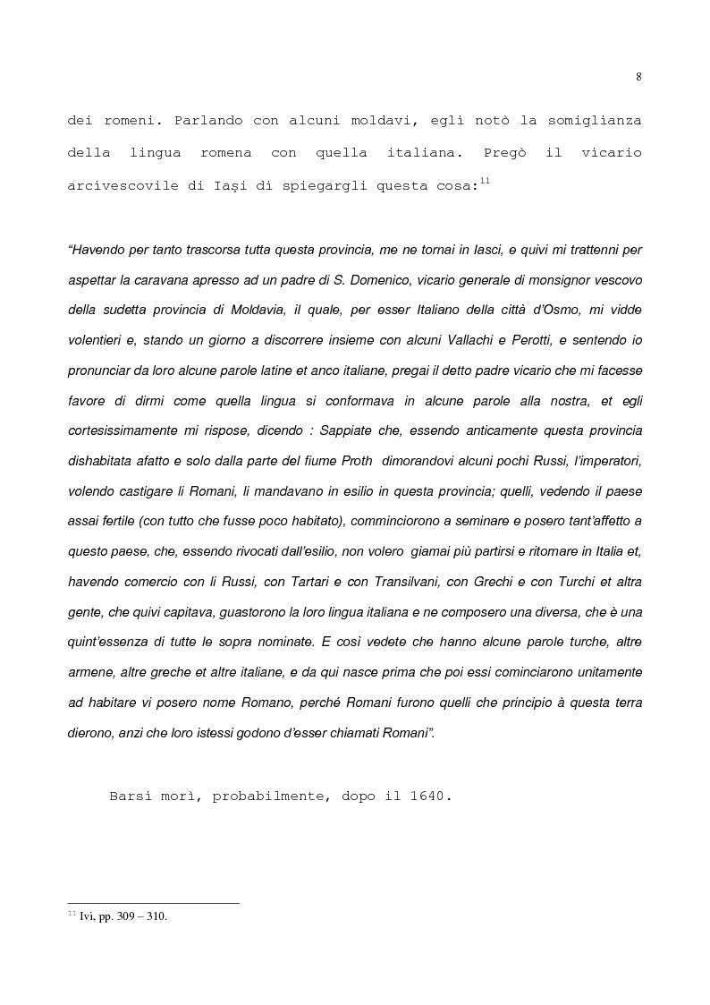 Anteprima della tesi: Viaggiatori italiani nei principati romeni tra XVII e XVIII sec.: Anton Maria Del Chiaro, Pagina 8