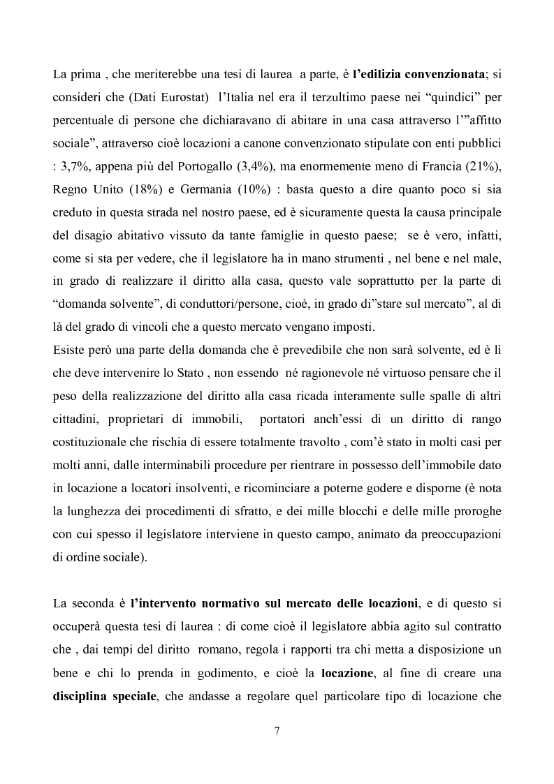 Anteprima della tesi: La locazione di immobili urbani, Pagina 4
