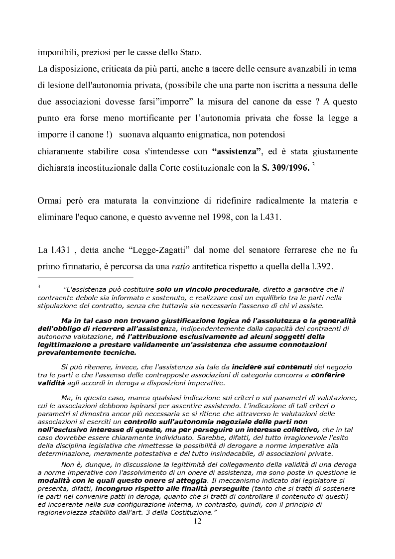Anteprima della tesi: La locazione di immobili urbani, Pagina 9