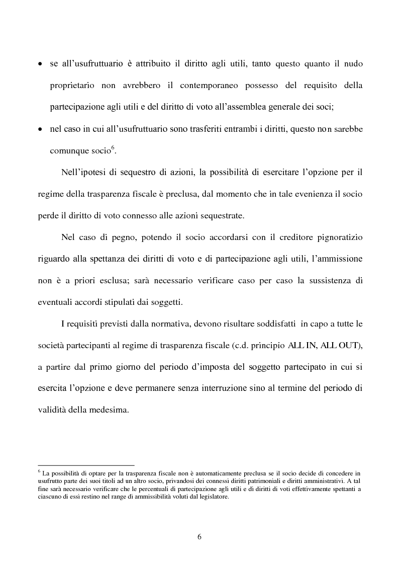 Anteprima della tesi: Il regime di tassazione per trasparenza nelle società di capitali, Pagina 4