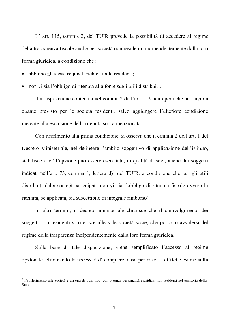 Anteprima della tesi: Il regime di tassazione per trasparenza nelle società di capitali, Pagina 5