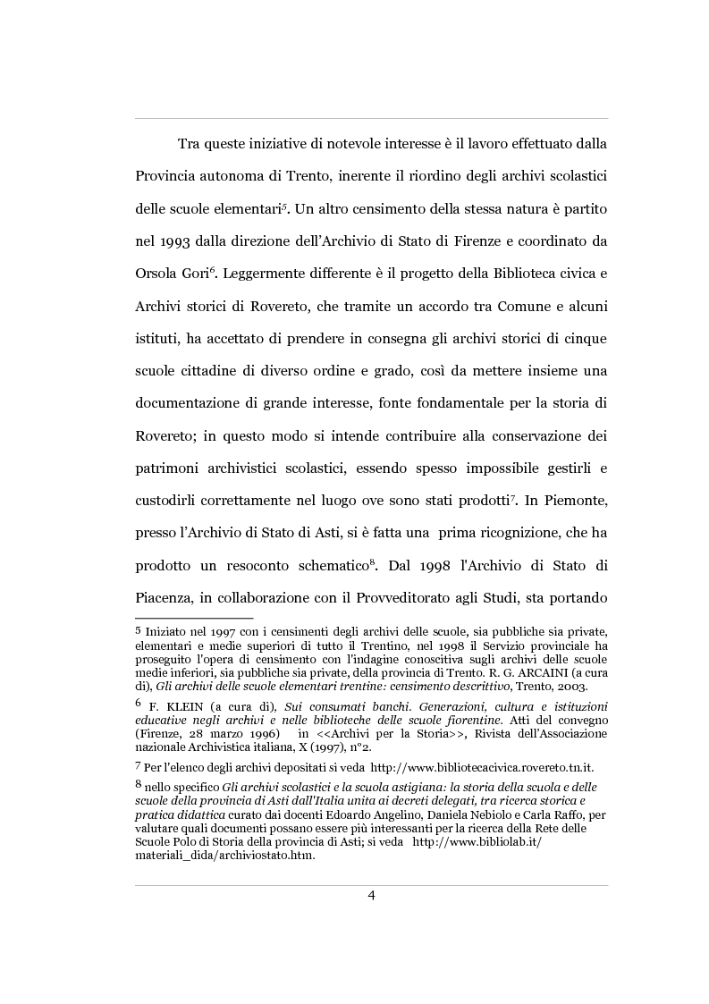 Anteprima della tesi: Per la storia dell’istruzione agraria negli anni ’30 del Novecento: l’Archivio storico dell’Istituto Tecnico Agrario “A. Ciuffelli” di Todi, Pagina 5