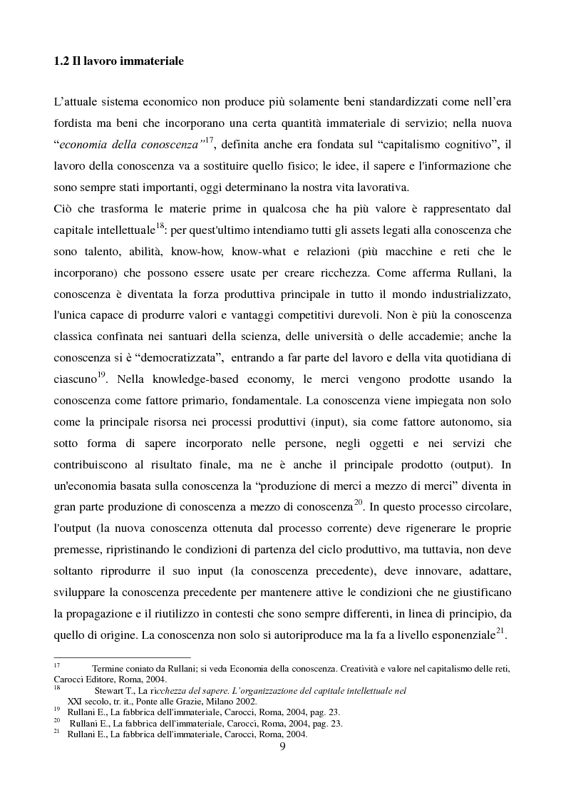 Estratto dalla tesi: Stress occupazionale e recenti trasformazioni del lavoro