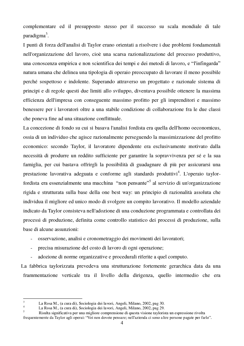 Anteprima della tesi: Stress occupazionale e recenti trasformazioni del lavoro, Pagina 5