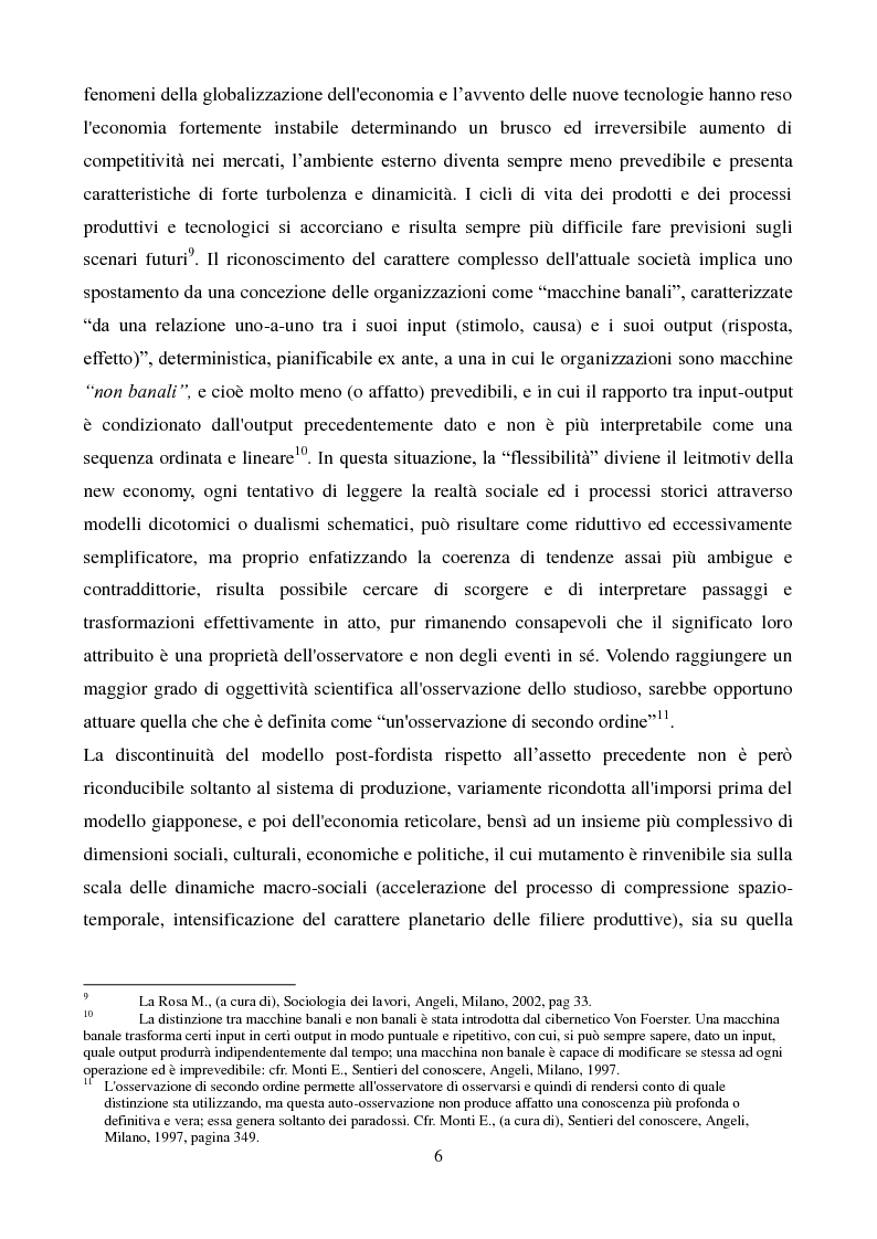 Anteprima della tesi: Stress occupazionale e recenti trasformazioni del lavoro, Pagina 7