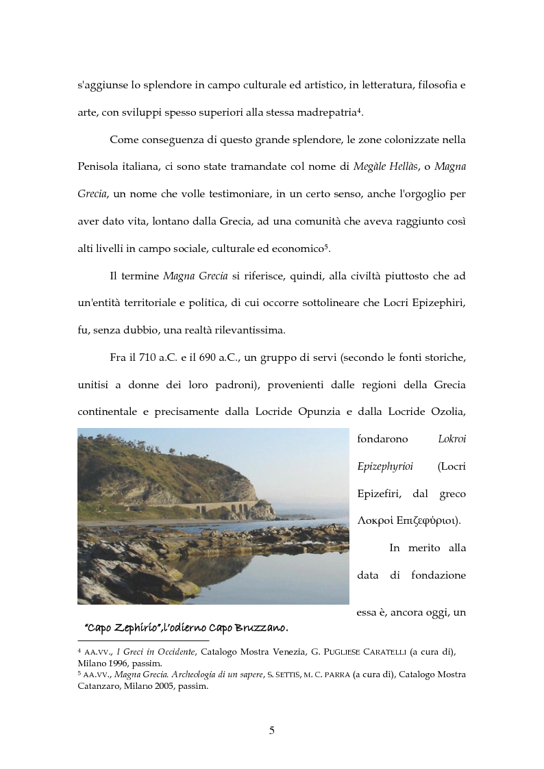 Anteprima della tesi: Modelli culturali per una carta turistica della Costa dei Gelsomini: l'esempio di Locri-Gerace, Pagina 4