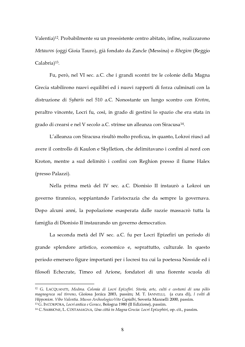 Anteprima della tesi: Modelli culturali per una carta turistica della Costa dei Gelsomini: l'esempio di Locri-Gerace, Pagina 7