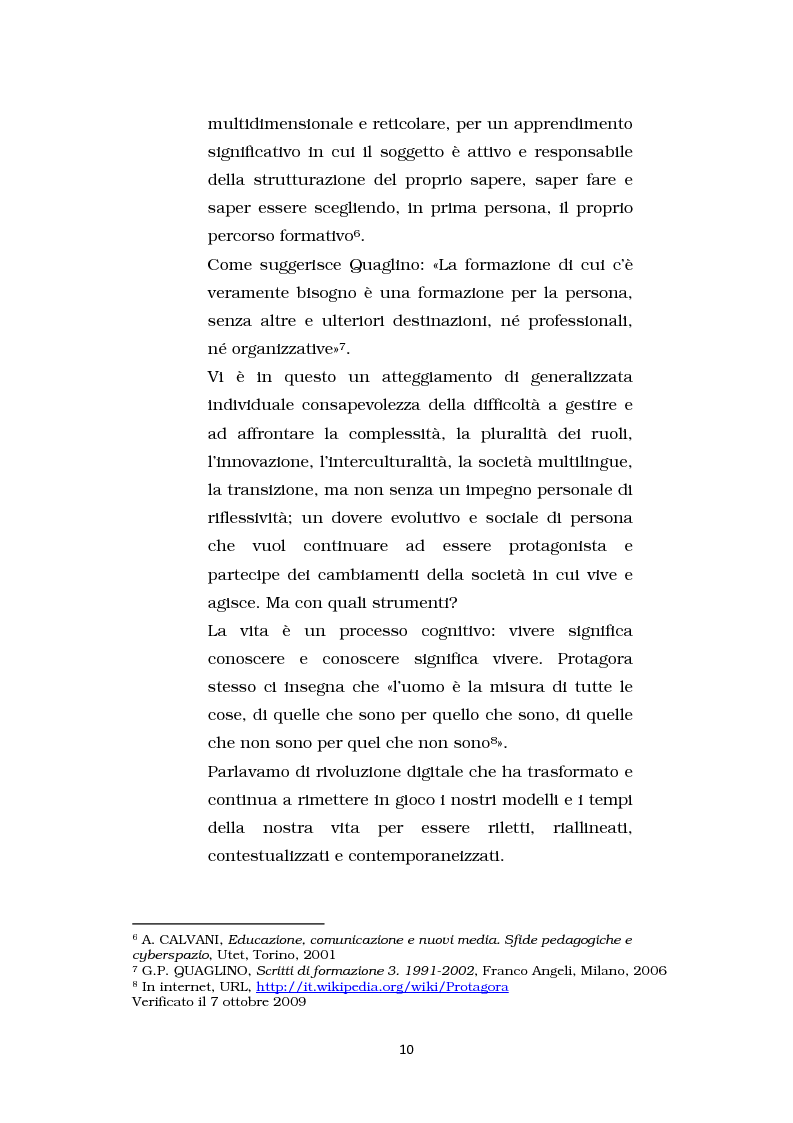 Anteprima della tesi: In aula con la LIM. Nuove sfide e nuove possibilità per la formazione degli adulti, Pagina 5