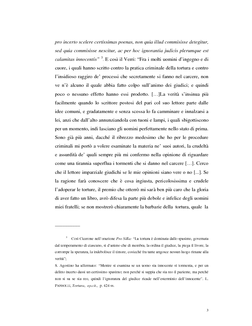 Anteprima della tesi: Il divieto di tortura nel sistema internazionale, Pagina 4