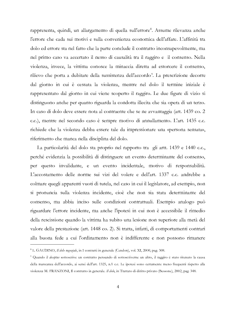 Anteprima della tesi: Il dolo incidente, Pagina 6