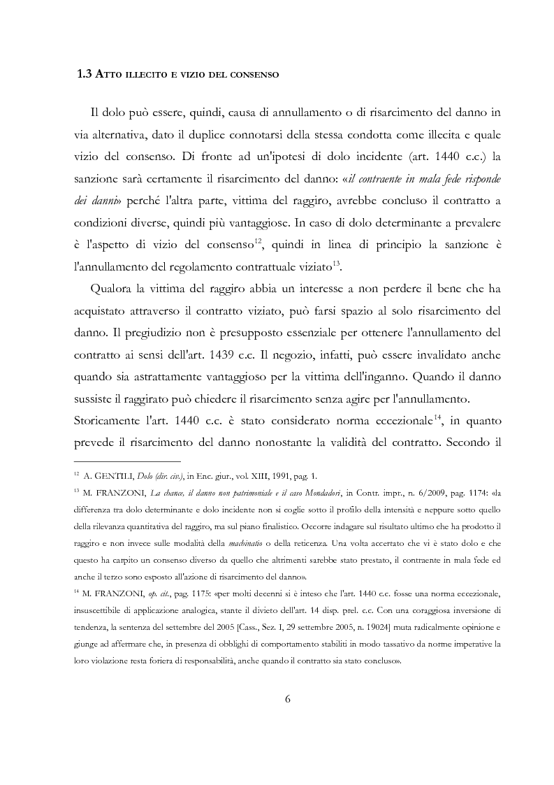 Anteprima della tesi: Il dolo incidente, Pagina 8