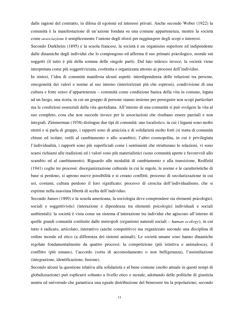 Anteprima della tesi: Il disagio nell'infanzia e nell'adolescenza in un'ottica di Psicologia di Comunità, Pagina 7
