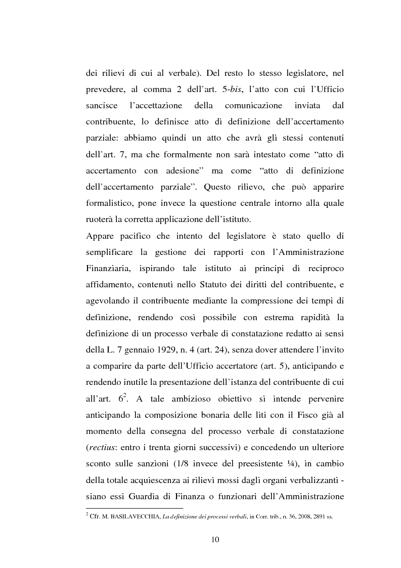 Anteprima della tesi: Nuove forme di definizione dell'accertamento tributario, Pagina 3