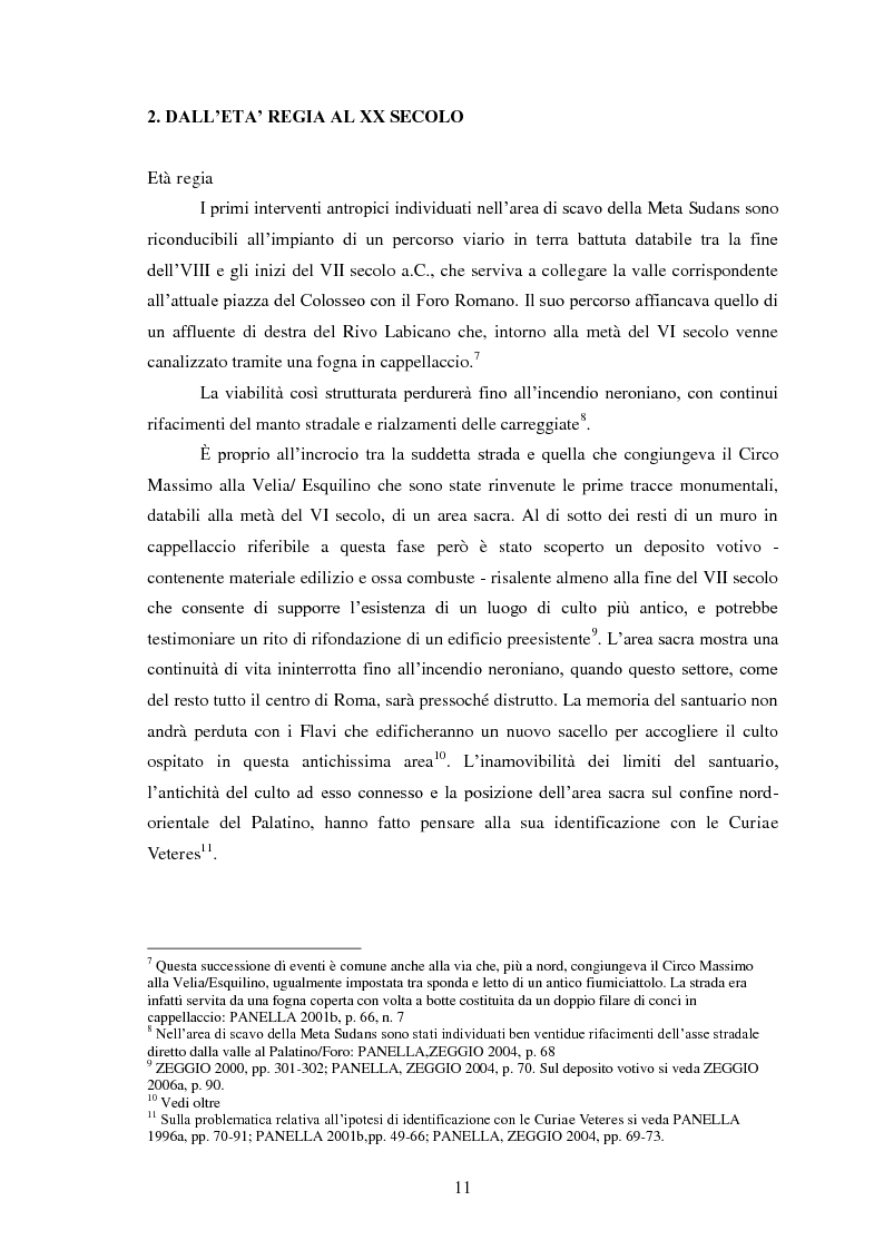 Anteprima della tesi: Le pendici nord-orientali del Palatino tra tarda antichità ed età moderna (Ambiente 2). Contesti, stratigrafia, storia, Pagina 7