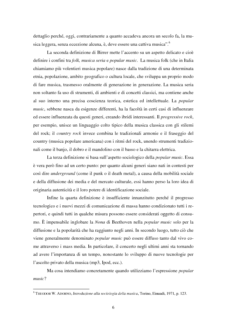 Anteprima della tesi: 100 partite sopra l'arcobaleno: uno studio sul fenomeno cover nella popular music, Pagina 3