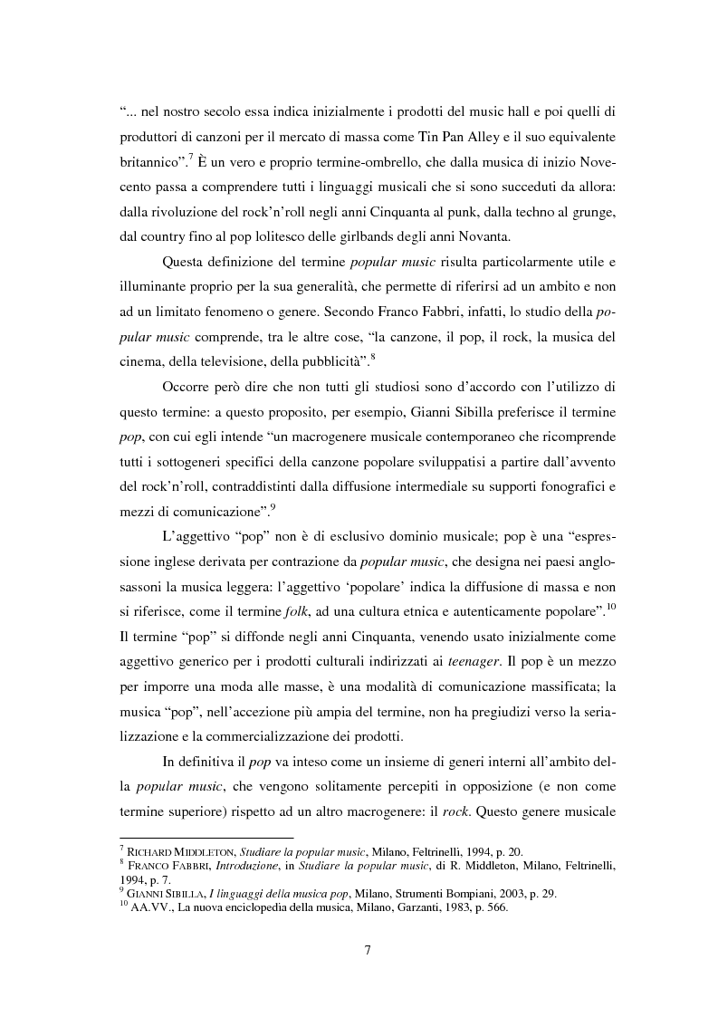 Anteprima della tesi: 100 partite sopra l'arcobaleno: uno studio sul fenomeno cover nella popular music, Pagina 4