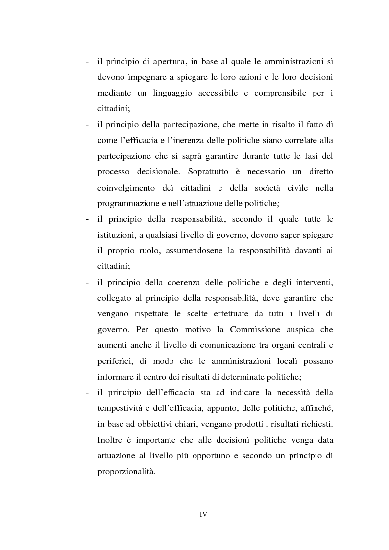 Anteprima della tesi: Autonomie territoriali e Unione Europea: il caso italiano, Pagina 5