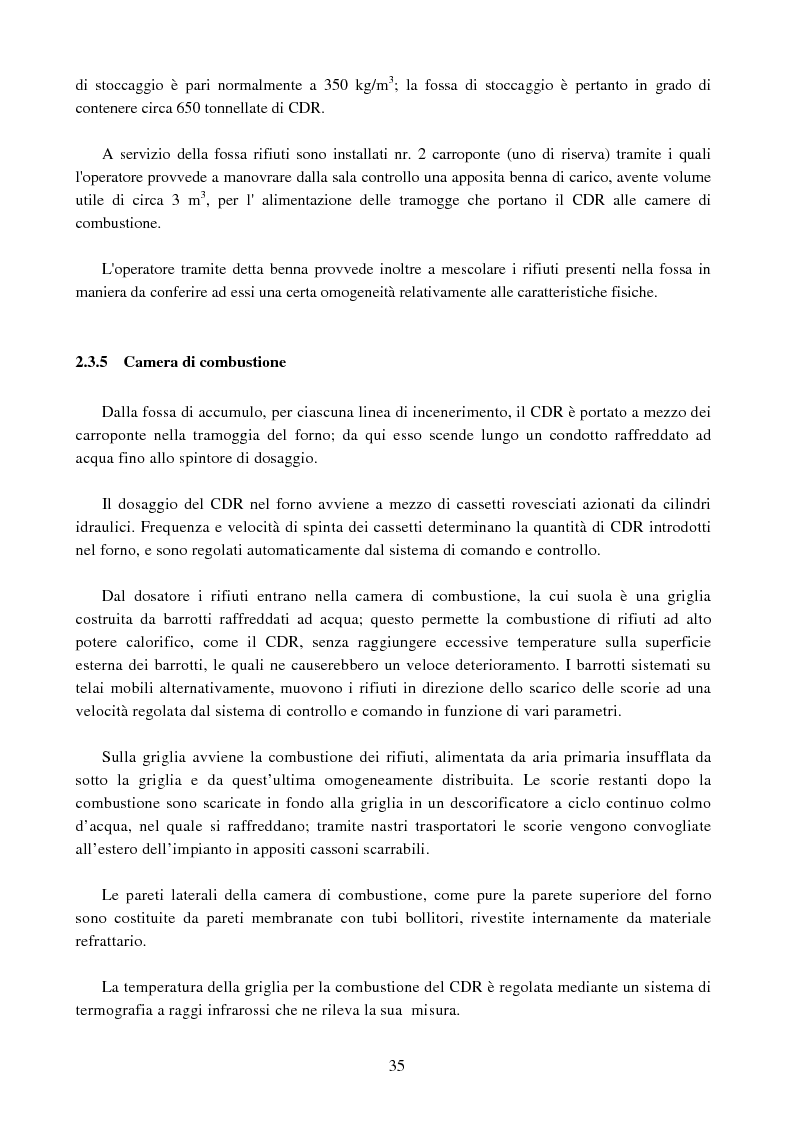 Estratto dalla tesi: Studio del recupero energetico del termovalorizzatore di Livorno in funzione della variabilità delle caratteristiche del combustibile da rifiuto introdotto