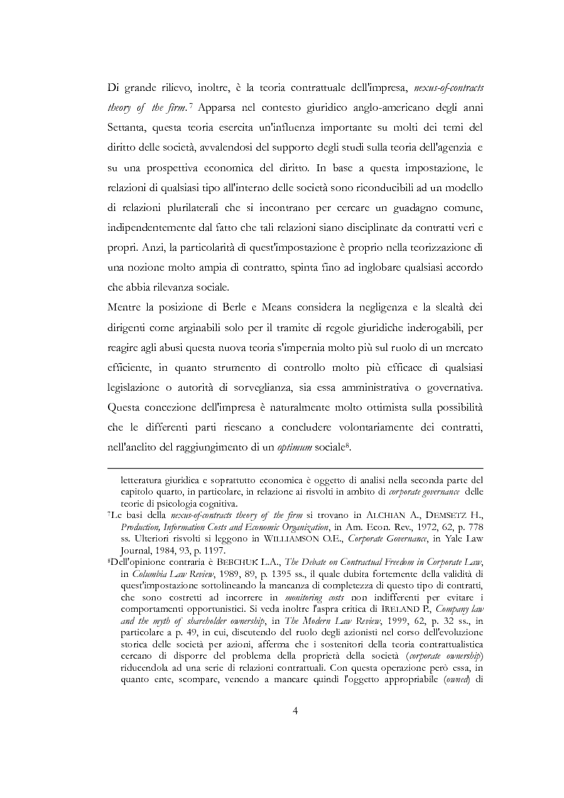 Anteprima della tesi: Attivismo degli azionisti di società quotate alla luce della Direttiva 2007/36/CE, Pagina 5