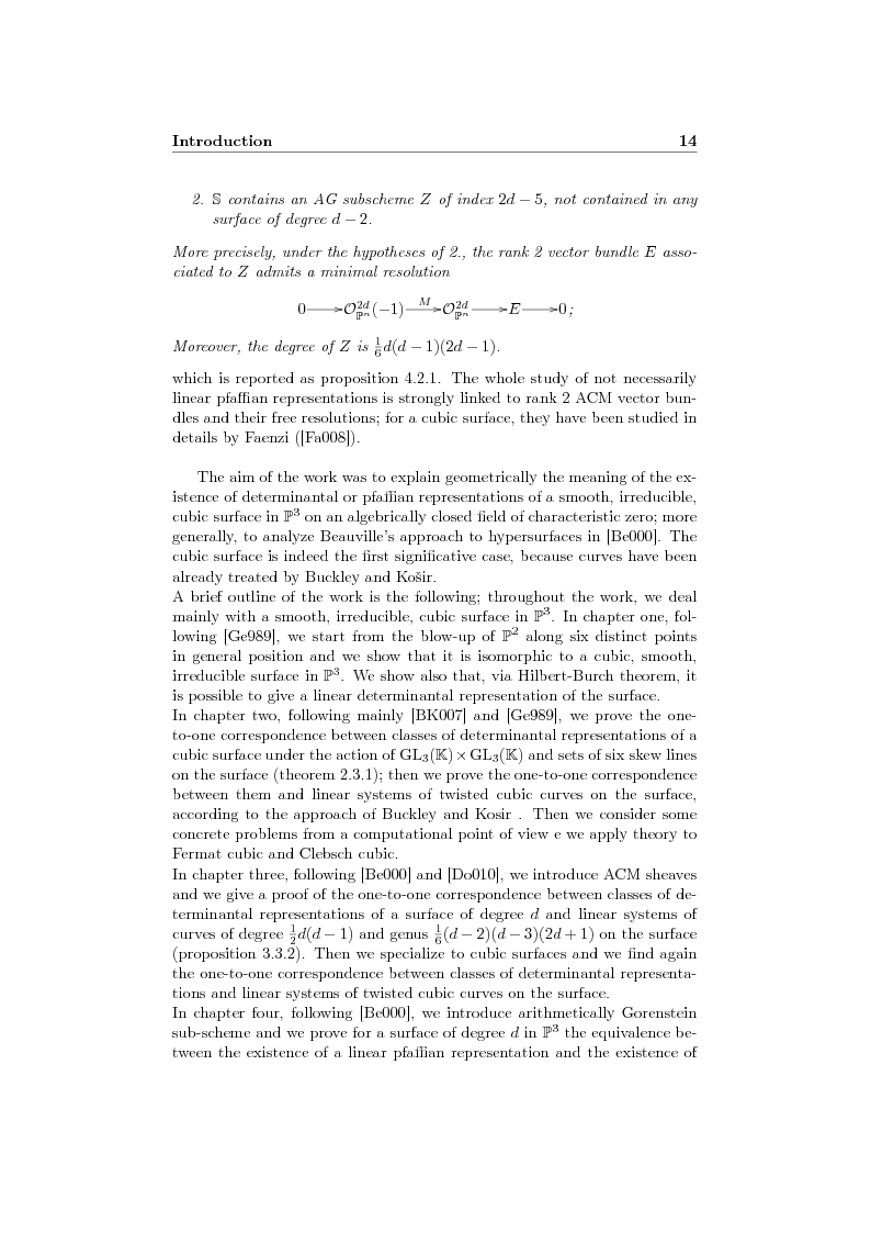 Anteprima della tesi: Determinantal and Pfaffian Hypersurfaces, Pagina 5