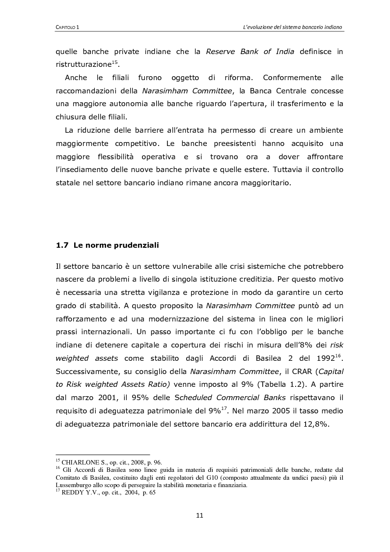 Anteprima della tesi: Il sistema finanziario indiano, Pagina 11