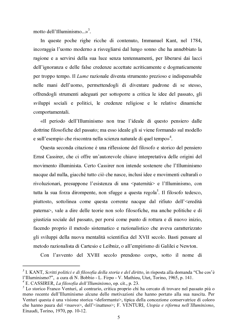 Anteprima della tesi: L'Illuminismo radicale in Italia e in Europa: Alberto Radicati, conte di Passerano, Pagina 4