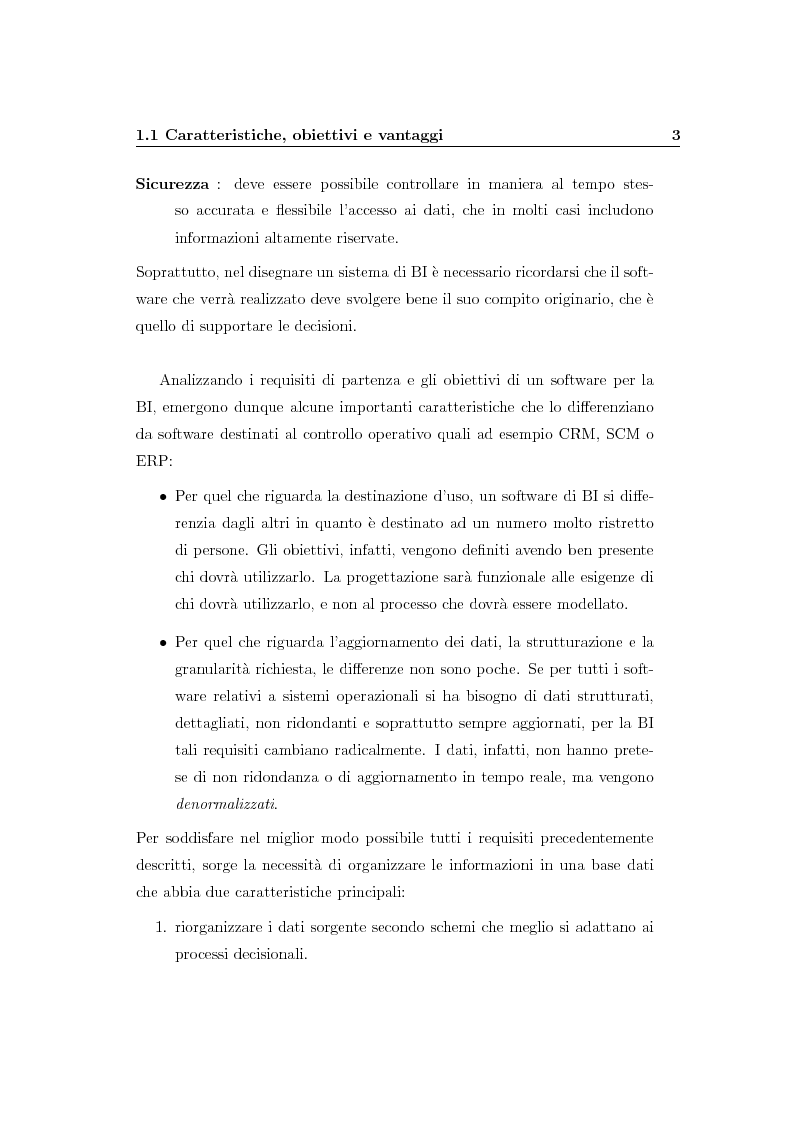 Anteprima della tesi: Business Intelligence e tools: considerazioni sullo sviluppo di un prototipo su piattaforma Oracle e Pentaho, Pagina 8
