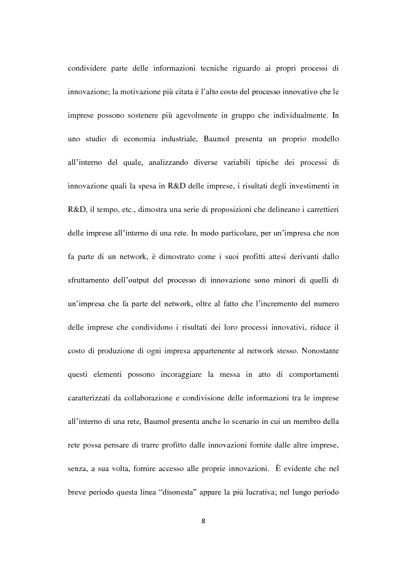 Anteprima della tesi: Brevetti, network e scenari competitivi. Analisi della capacità innovativa delle imprese italiane, Pagina 3
