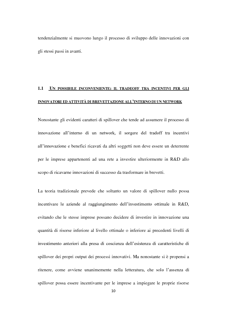 Anteprima della tesi: Brevetti, network e scenari competitivi. Analisi della capacità innovativa delle imprese italiane, Pagina 5