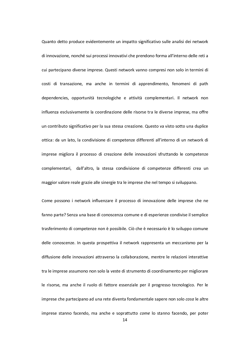 Anteprima della tesi: Brevetti, network e scenari competitivi. Analisi della capacità innovativa delle imprese italiane, Pagina 9