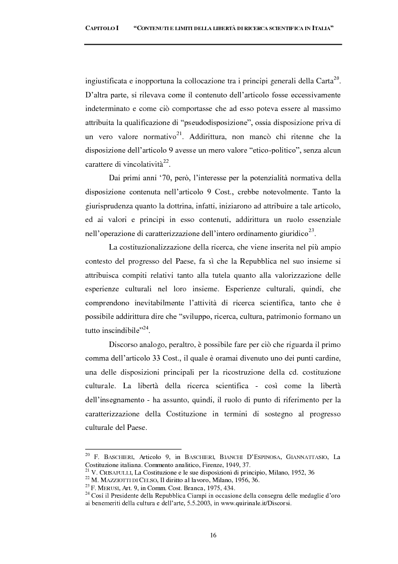 Anteprima della tesi: Embrione vs ricerca scientifica. Analisi comparata con l’ordinamento spagnolo, Pagina 12
