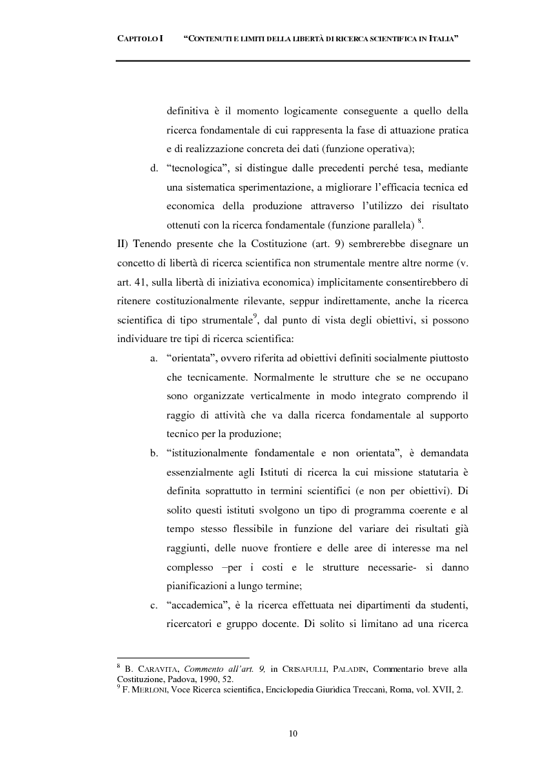 Anteprima della tesi: Embrione vs ricerca scientifica. Analisi comparata con l’ordinamento spagnolo, Pagina 6