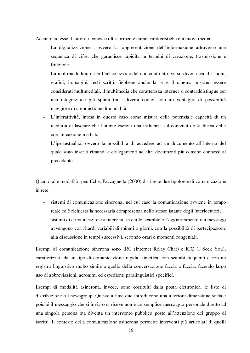 Anteprima della tesi: Il gambling online patologico, tra comunità reale e comunità virtuale, Pagina 13